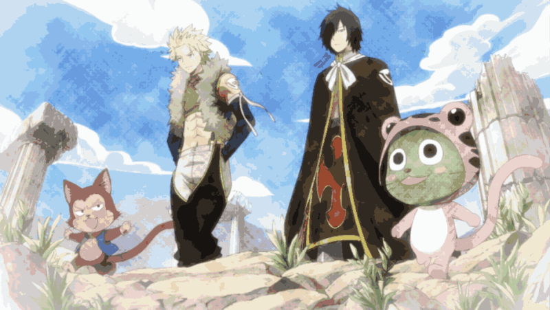 Twin Dragon:Lector, Sting Eucliffe, Rogue Cheney, and Frosh